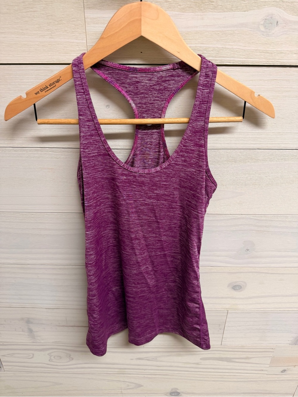lululemon athletica Heathered Magenta Racerback Tank